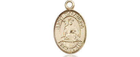 14kt Gold Saint Walburga Medal