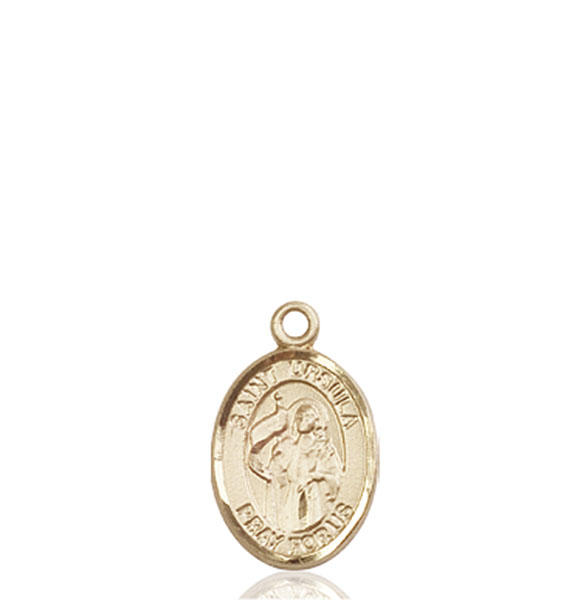 14kt Gold Saint Ursula Medal