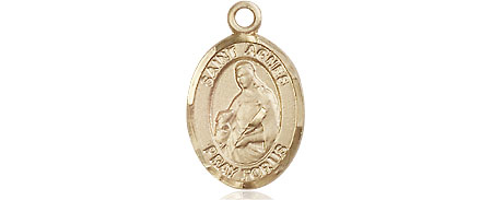 14kt Gold Saint Agnes of Rome Medal