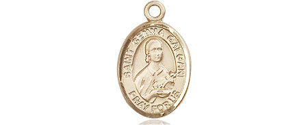 14kt Gold Saint Gemma Galgani Medal