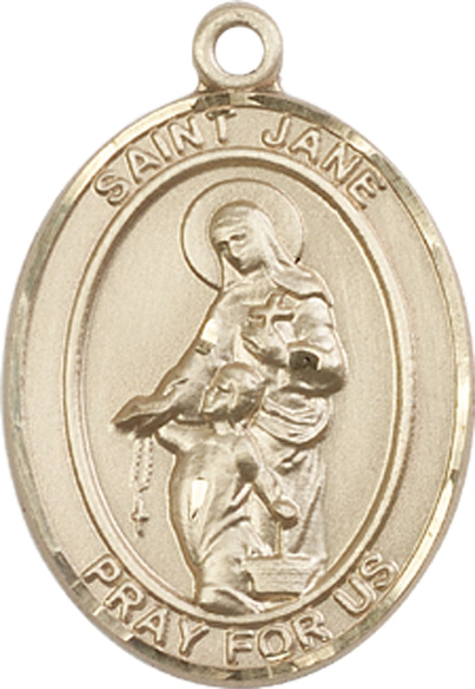 14kt Gold Saint Jane of Valois Medal