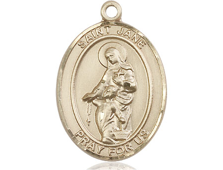 14kt Gold Saint Jane of Valois Medal