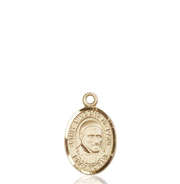 14kt Gold Saint Vincent de Paul Medal