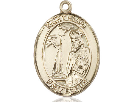 14kt Gold Saint Elmo Medal