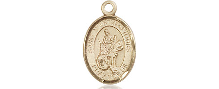 14kt Gold Saint Martin of Tours Medal