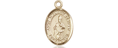 14kt Gold Saint Augustine of Hippo Medal