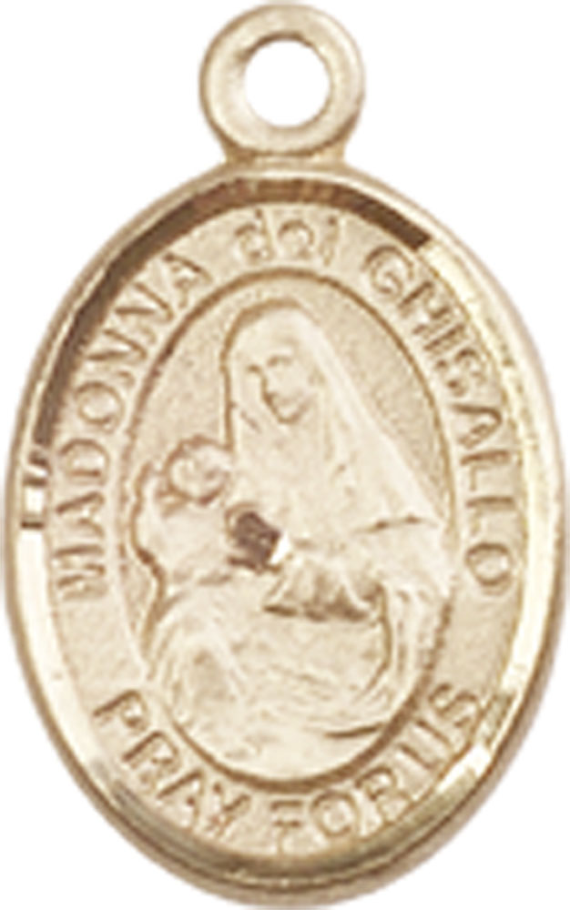 14kt Gold Saint Madonna Del Ghisallo Medal
