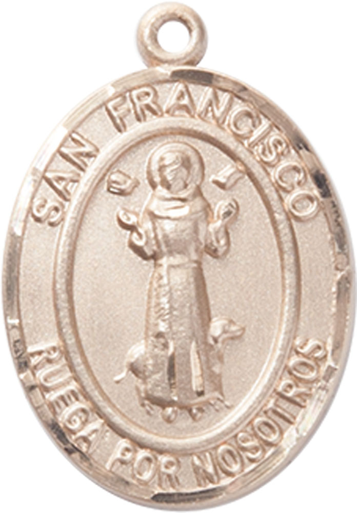 14kt Gold San Francis Medal