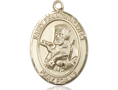 14kt Gold Saint Francis Xavier Medal