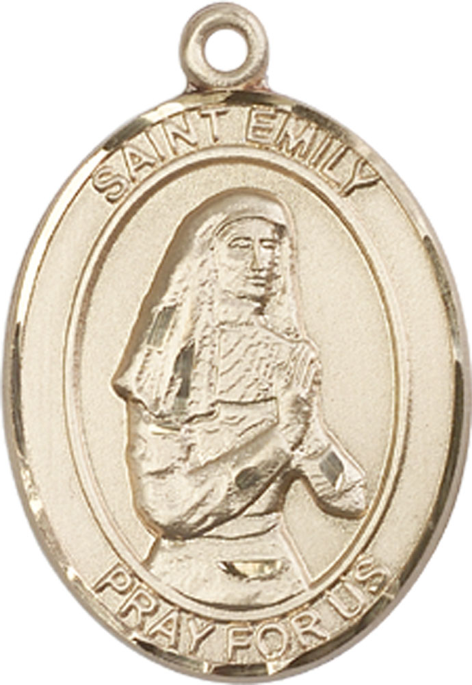 14kt Gold Saint Emily de Vialar Medal