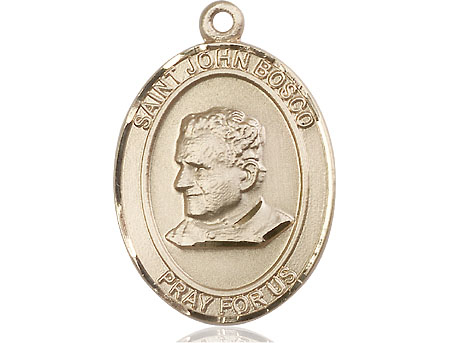 14kt Gold Saint John Bosco Medal