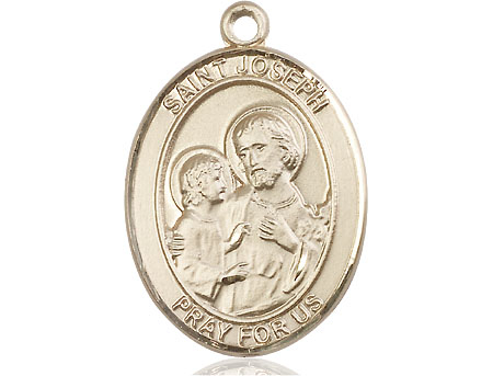 14kt Gold Saint Joseph Medal