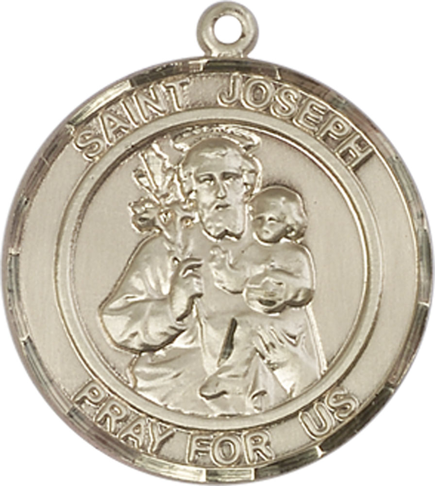 14kt Gold Saint Joseph Medal