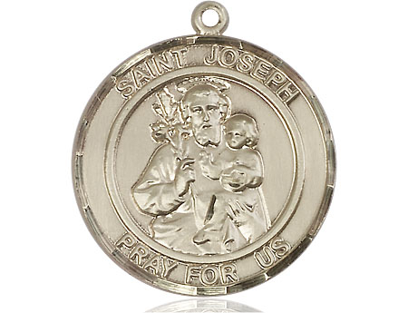 14kt Gold Saint Joseph Medal