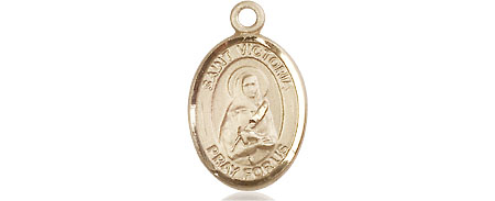 14kt Gold Saint Victoria Medal