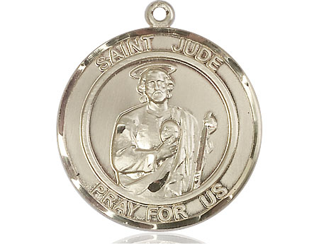 14kt Gold Saint Jude Medal