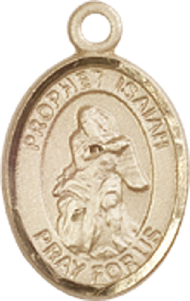 14kt Gold Saint Isaiah Medal