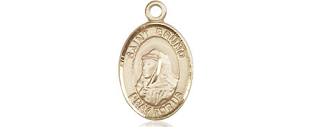 14kt Gold Saint Bruno Medal