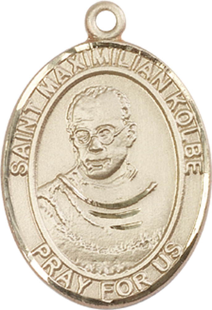 14kt Gold Saint Maximilian Kolbe Medal