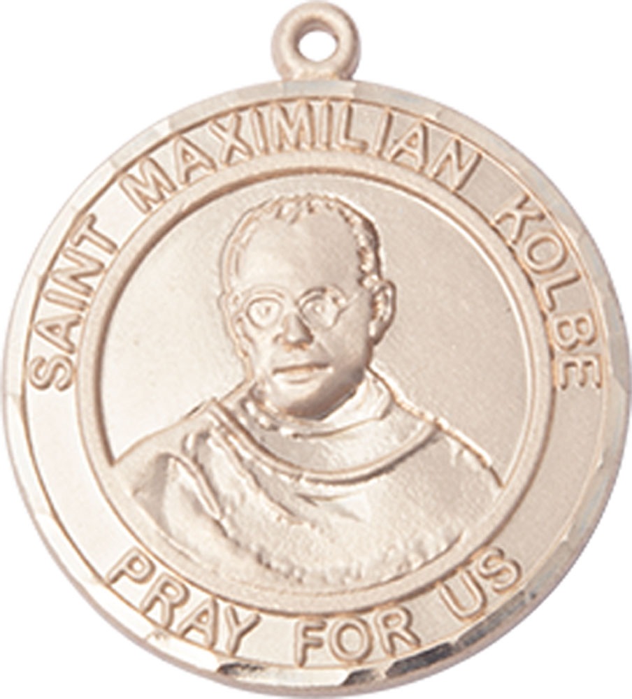 14kt Gold Saint Maximilian Kolbe Medal