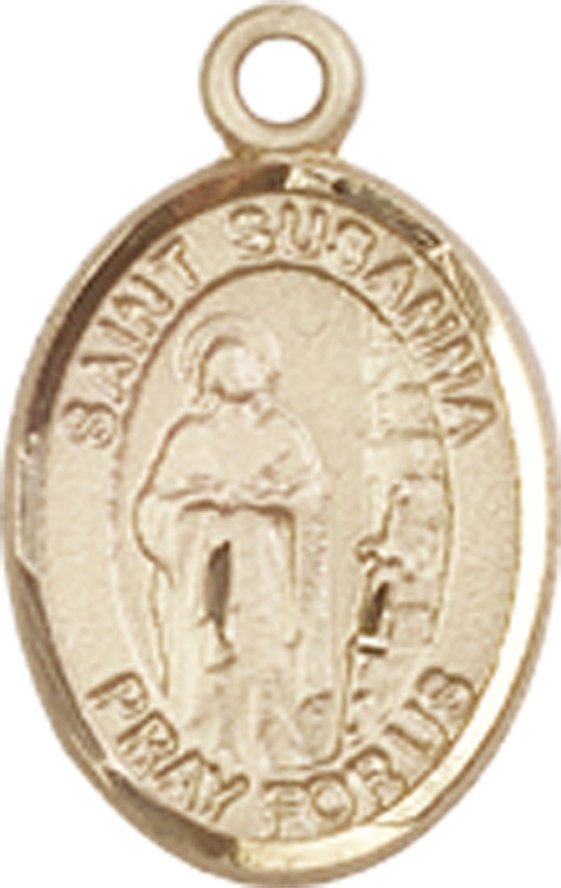 14kt Gold Saint Susanna Medal