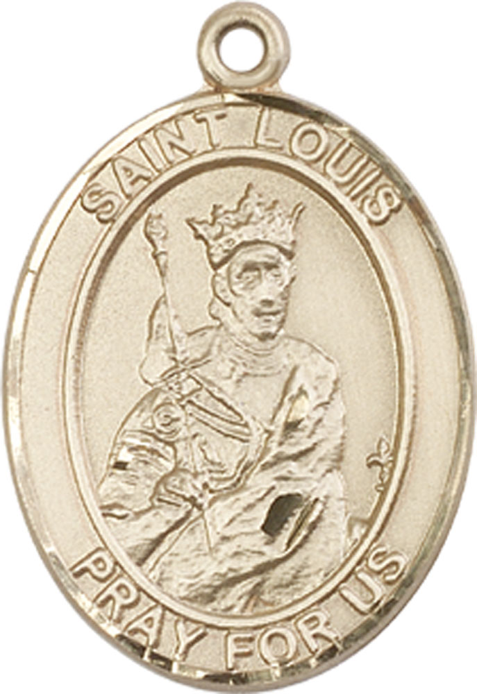 14kt Gold Saint Louis Medal