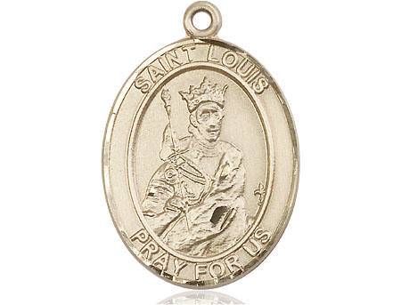 14kt Gold Saint Louis Medal