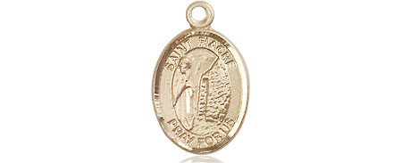 14kt Gold Saint Fiacre Medal