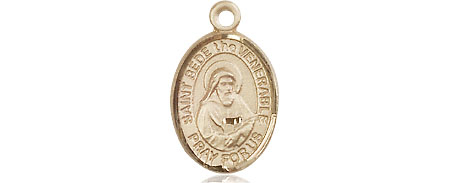 14kt Gold Saint Bede the Venerable Medal