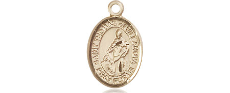 14kt Gold Saint Thomas of Villanova Medal