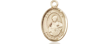 14kt Gold Saint Pius X Medal