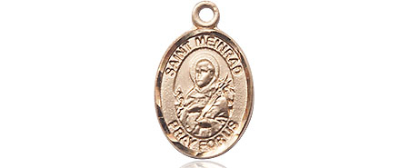 14kt Gold Saint Meinrad of Einsideln Medal