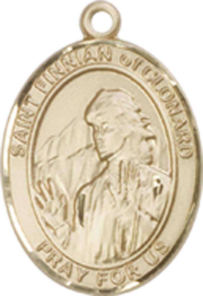 14kt Gold Saint Finnian of Clonard Medal