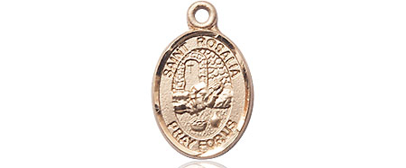 14kt Gold Saint Rosalia Medal