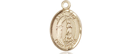 14kt Gold Saint Zoe of Rome Medal