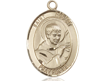 14kt Gold Saint Robert Bellarmine Medal