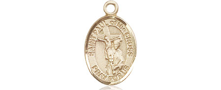 14kt Gold Saint Paul of the Cross Medal