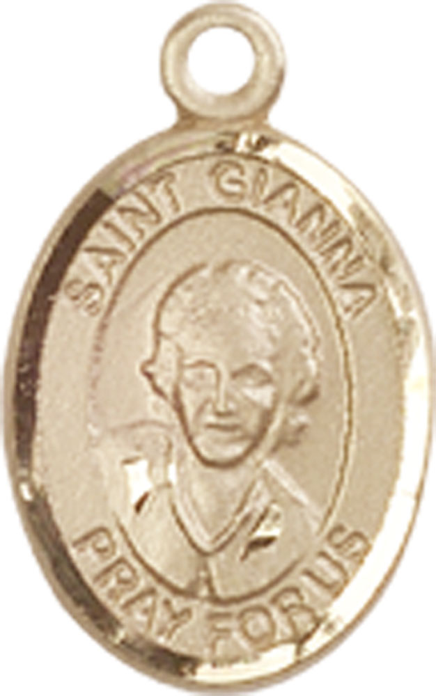 14kt Gold Saint Gianna Medal