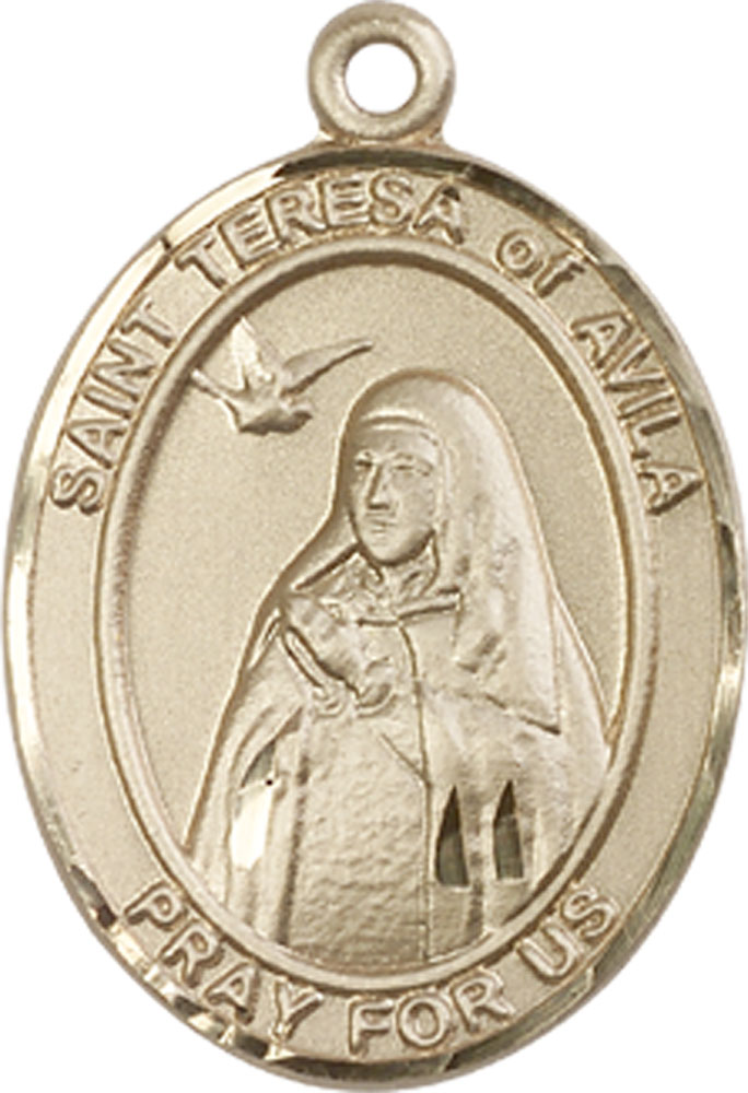 14kt Gold Saint Teresa of Avila Medal