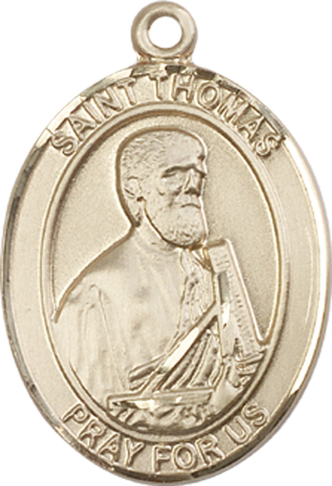 14kt Gold Saint Thomas the Apostle Medal