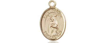 14kt Gold Saint Regina Medal