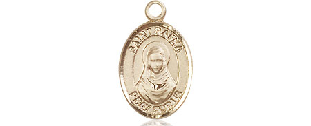 14kt Gold Saint Rafka Medal