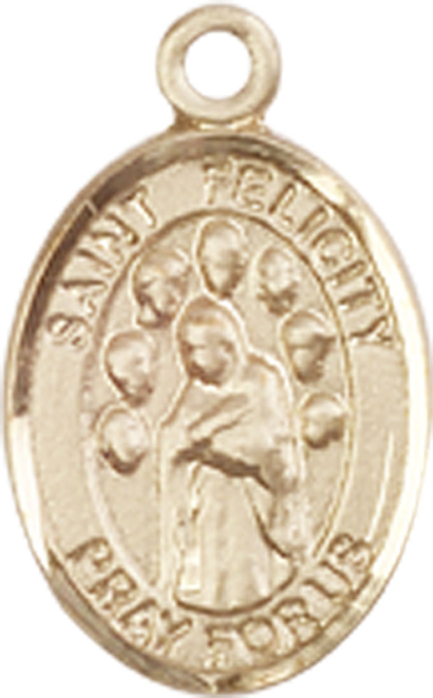 14kt Gold Saint Felicity Medal