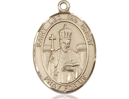 14kt Gold Saint Leo the Great Medal