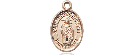 14kt Gold Saint Thomas A Becket Medal