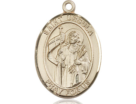 14kt Gold Saint Ursula Medal