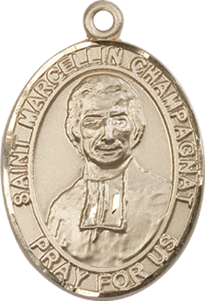 14kt Gold Saint Marcellin Champagnat Medal