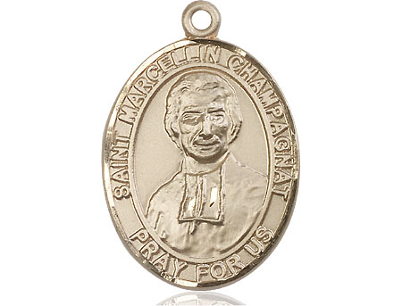 14kt Gold Saint Marcellin Champagnat Medal