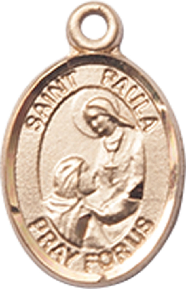 14kt Gold Saint Paula Medal