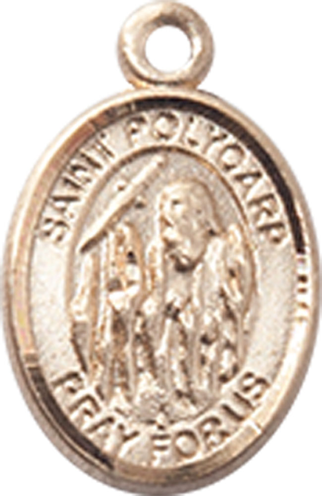 14kt Gold Saint Polycarp of Smyrna Medal